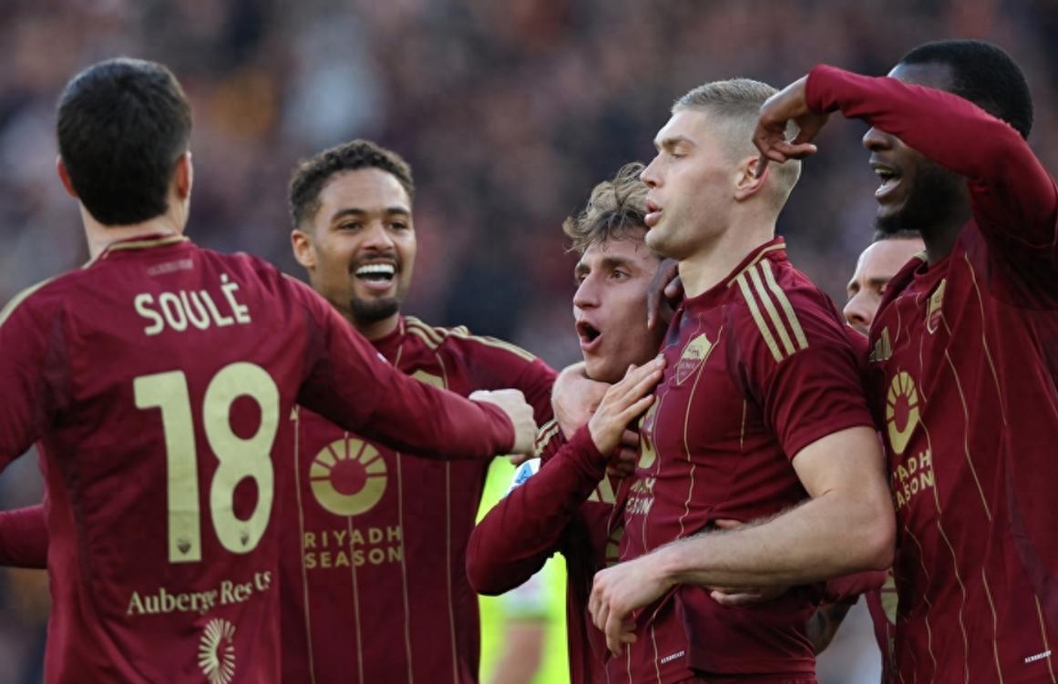 罗马主场大胜，重回欧冠资格赛区